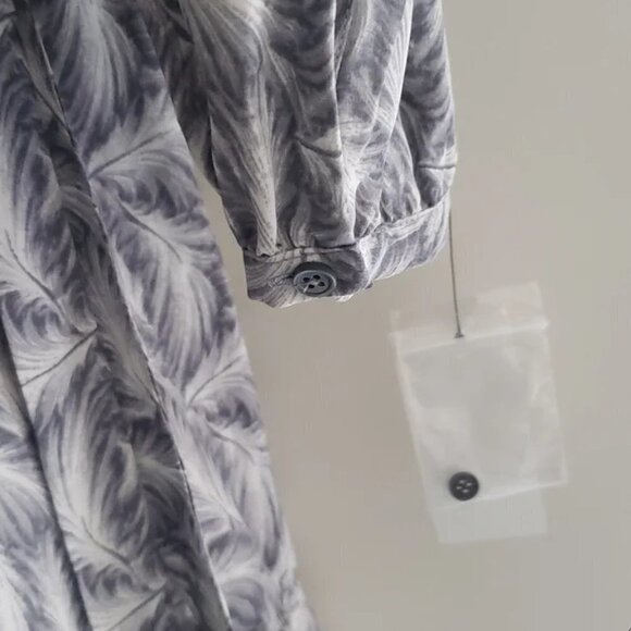 NWT Joie | 100% Silk Isaline Cold Shoulder Feather Mini Dress - Size M - Picture 8 of 13